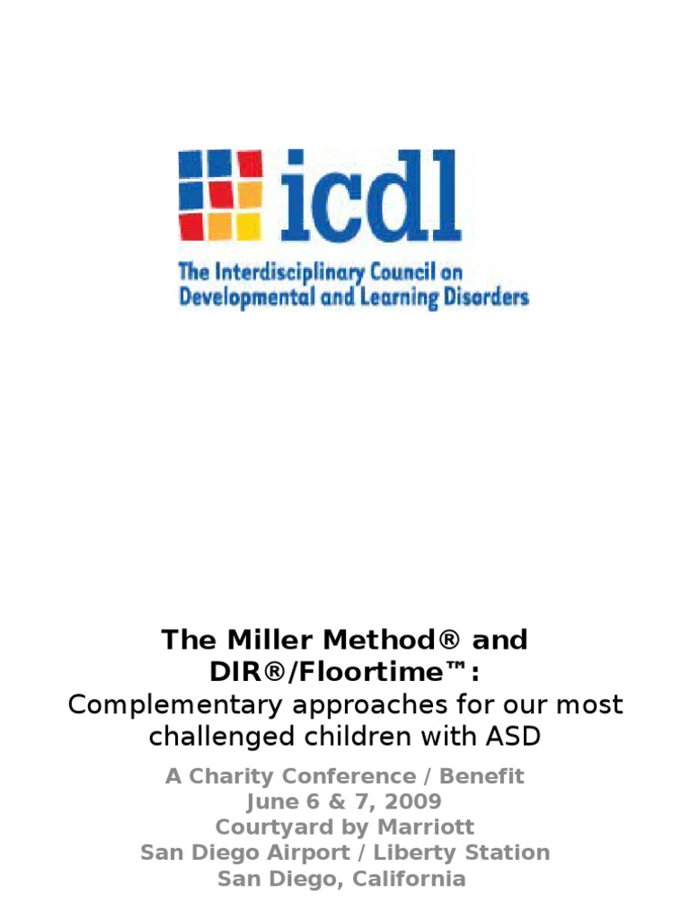 DIR®Floortime Complementary approaches for the most challenged children ...