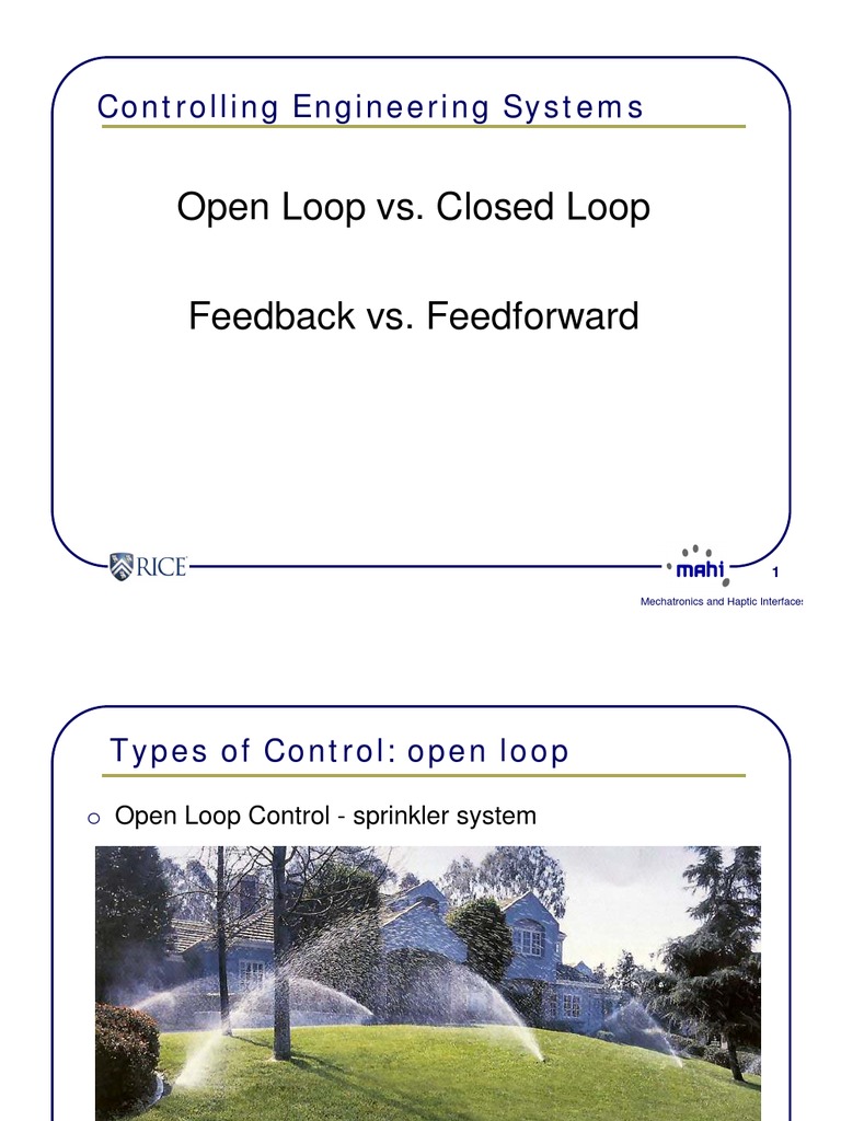 Feedback and Feed Forward | PDF | Control Theory | Feedback
