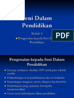 Seni Dalam Pendidikan PPT MINGGU 1