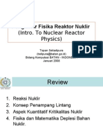 Fisika Reaktor Nuklir