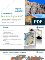 Utilizando ArcGIS para Geoquimica de Superficie e Sondagem 2013