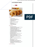 Croissant Simples Comida e Receitas PDF