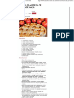 Torta de Maçã Comida e Receitas PDF