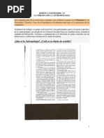 SES 2 CONTENIDOS 2.2 La Mirada de La Antropologia