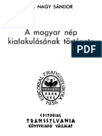 Nagy Sándor Dr. - A Magyar Nép Kialakulásának Története