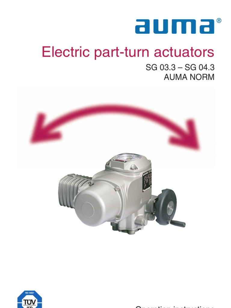 AUMA Actuator | PDF | Electrical Connector | Switch
