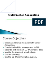 SAP Profit Center Accounting
