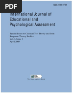 Download The International Journal of Educational and Psychological Assessment Vol 1 by Carlo Magno SN16297234 doc pdf