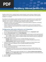 Download Configurazione Della Posta Elettronica Con Blackberry Internet Service by Marco Bracci SN16301778 doc pdf