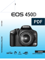 Canon EOS 450D Instruktionsmanual (Dansk)