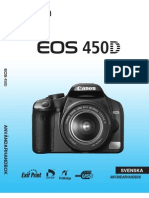 Canon EOS 450D Användarhandbok (Svenska)