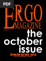 Download Ergo Magazine - October 2007 The October Issue by Ergo Magazine SN16303814 doc pdf