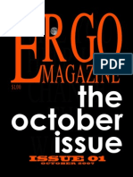 Download Ergo Magazine - October 2007 The October Issue by Ergo Magazine SN16303814 doc pdf