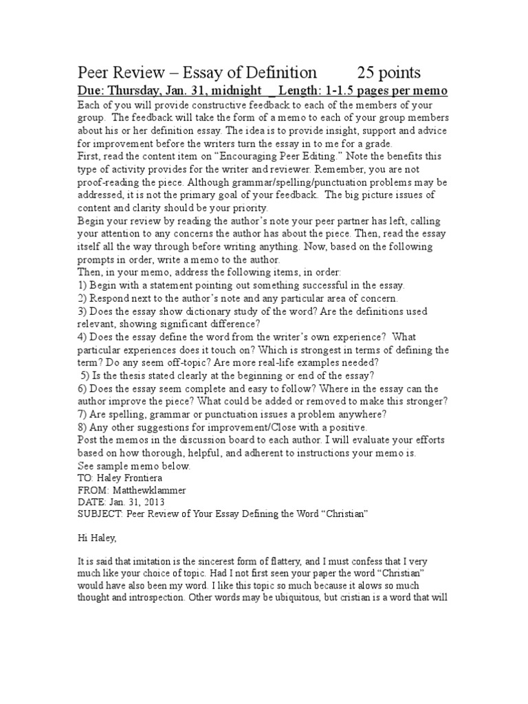 Review essay assignment image