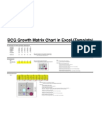 Boston Consulting Group (BCG) Growth Share Matrix Template)