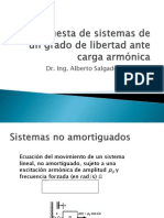 Respuesta de Sistemas de Un Grado de Libertad Ante Carga Armónica