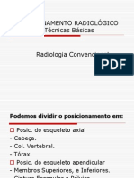 Posicionamento Radiologico