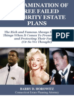 An Examination of Three Failed Celebrity Estate Plans