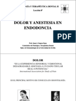 Leccion 8. Dolor y Anestesia en Endodoncia