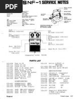 Boss NF-1 Service Notes