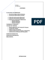 Ecuacionesdiferencialesaproblemasvaciadodetanques PDF