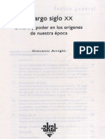 Arrighi - El Largo Siglo XX. Dinero y Poder en Los Orgenes de Nuestra Poca