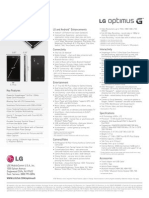 Especsheet LG Optimus G Final PDF