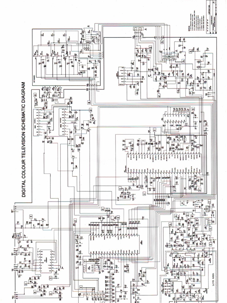 14 Inch CHINA Multi Colour TV Circuit Diagram