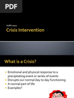 Roberts' Seven-Stage Crisis Model | PDF | Psychotherapy | Social Work