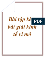 Bài Tập Ktế VĨ Mô