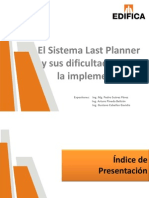 Implementación del Sistema Last Planner