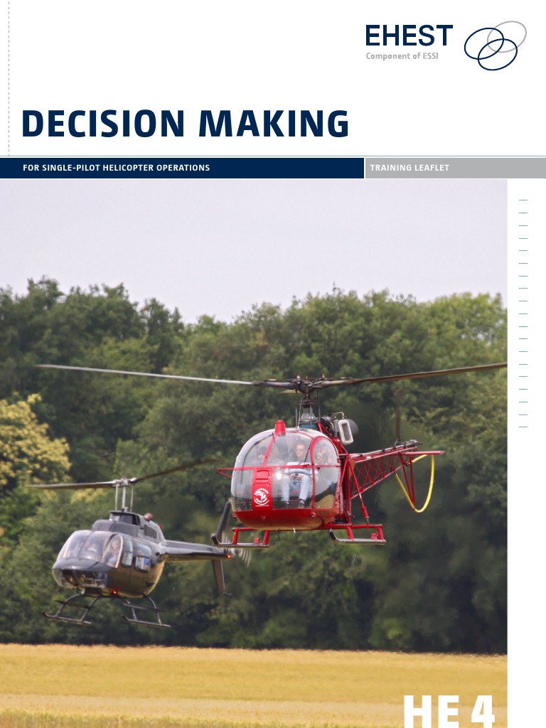 Pilot Decision Making , Do The Right Thing: Decision Making for Pilots ...