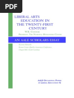 Liberal Arts Education in the Twenty-First Century