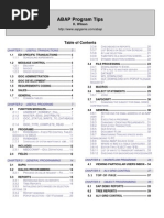ABAP Program Tips
