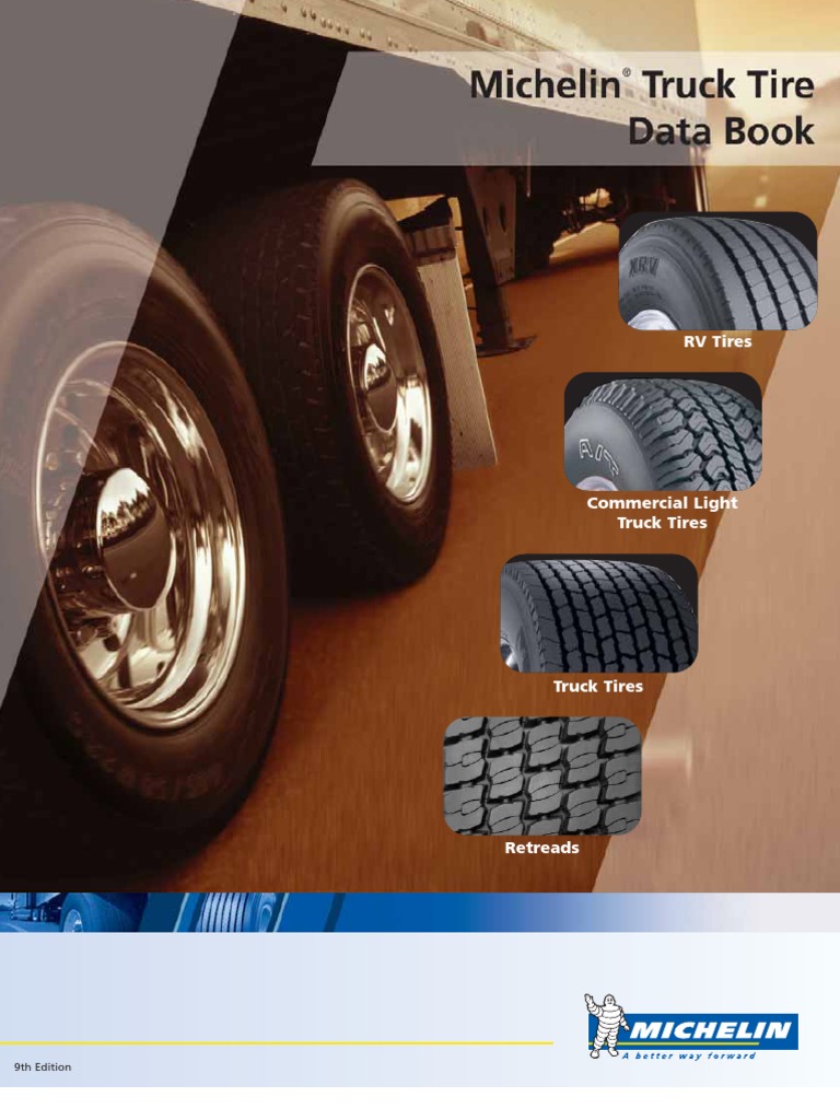 Michelin Truck Tire Truck Data Book 9th Edition Tire Lubricant