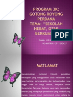 Projek Gotong Royong Perdana SK Pulau Gaya