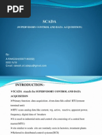 Scada: (Supervisory Control and Data Acquisition)