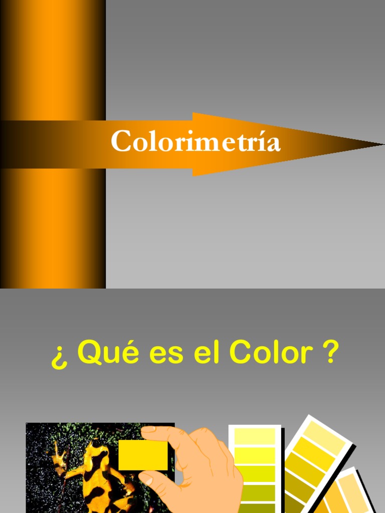 Introducción a la Colorimetría y sus Dimensiones | PDF | Color | Ligero