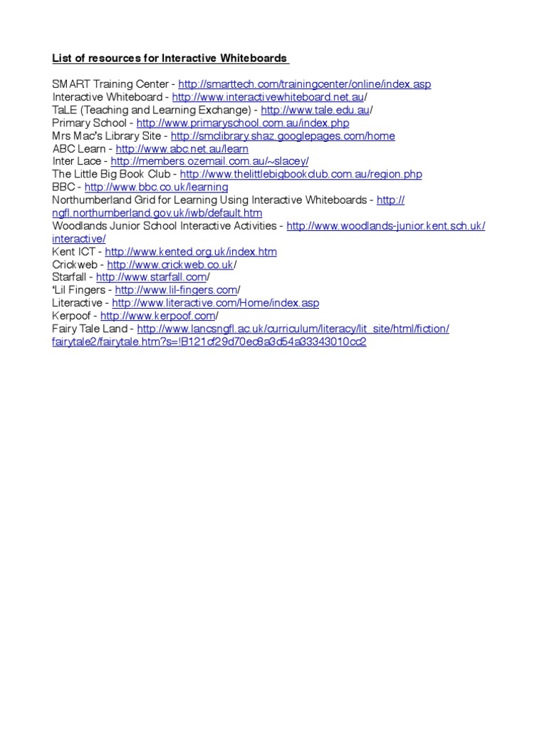 IWB Resources | PDF | Computers