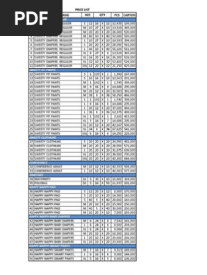 mamy poko pants price list
