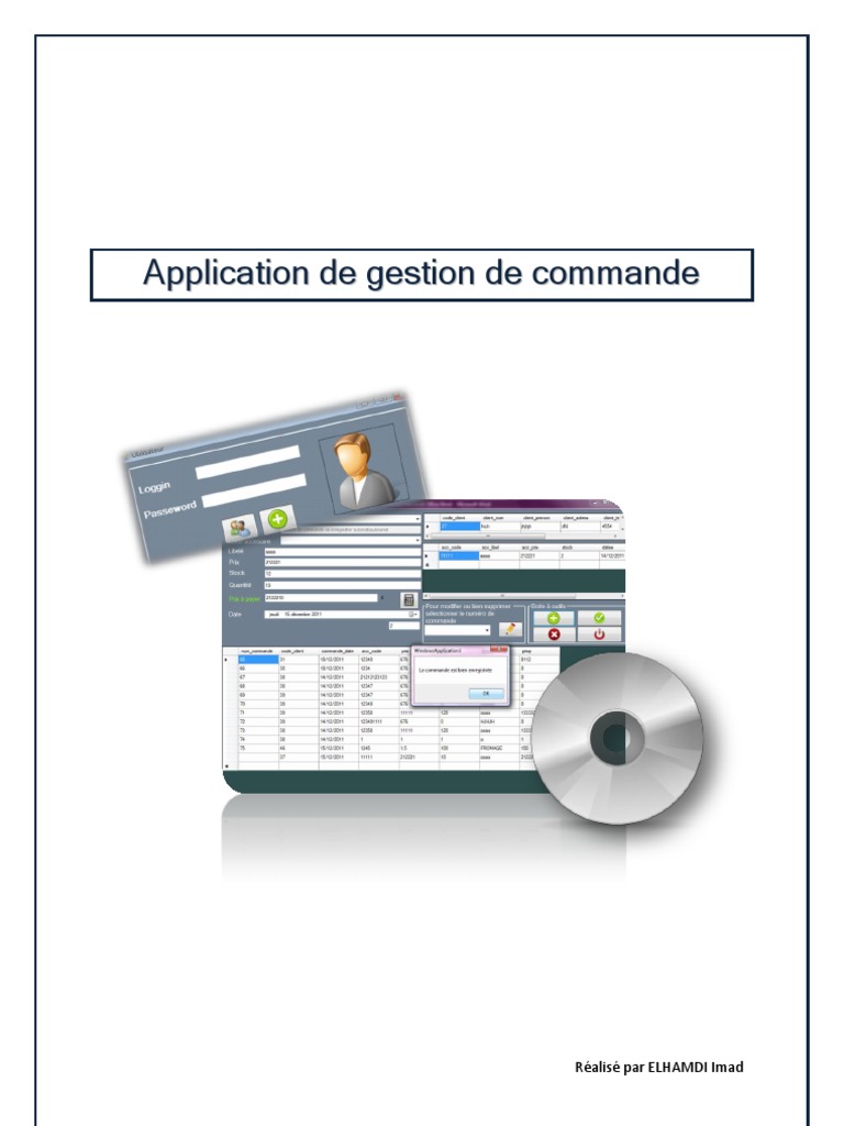Application de Gestion de Commande | PDF | Application | Inventaire