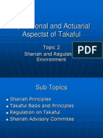 Operational and Actuarial Aspectst of Takaful