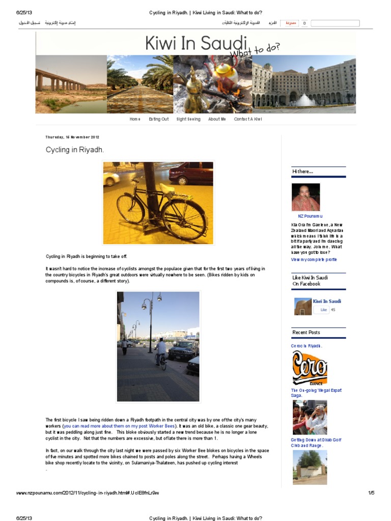 Cycling Trends in Riyadh, Saudi Arabia | PDF | Saudi Arabia | Riyadh