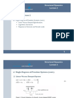 Structural Dynamics Lecture 2 Single-Degree-of-Freedom Systems