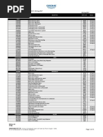 Grohe India Price List W E F - 12-08-11 Final MRP