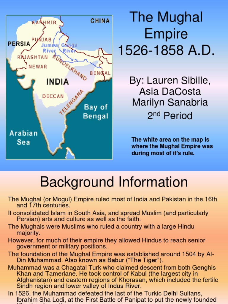 Overview of the Mughal Empire (1526-1858) | PDF | Mughal Empire | Hindu