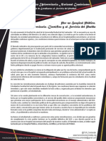 Por Un Hospital Público, Universitario, Científico y Al Servicio Del Pueblo