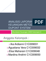 Analisis Laporan Keuangan Metode Dupont System