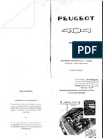 Hanboek Peugeot 404 - Nederlands