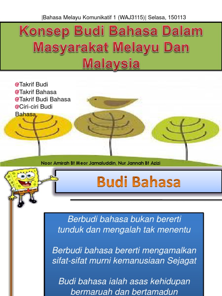 konsep budi bahasa pdf